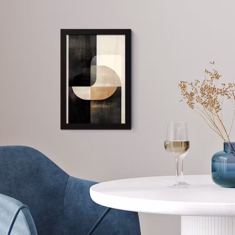 Poster met lijst - Modern - Vierkant - Vormen — 2