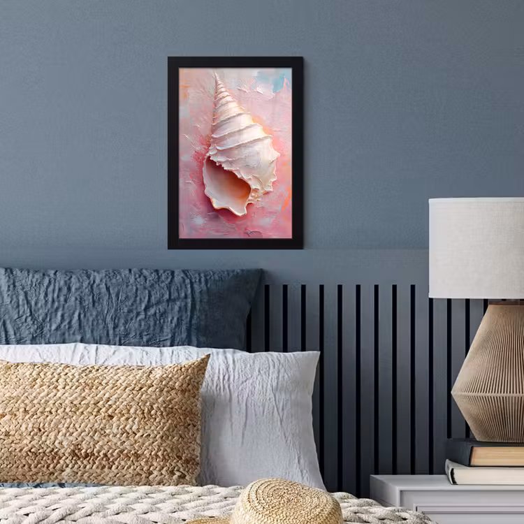 Poster met lijst - Schelp - Pastel - Pink — 4
