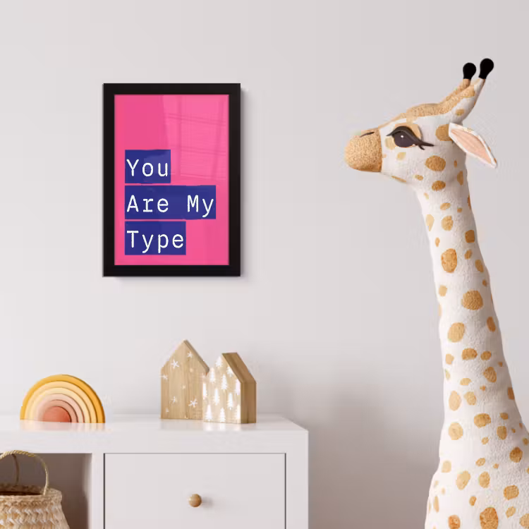 Poster met lijst - Valentijn - Tekst - Love — 5