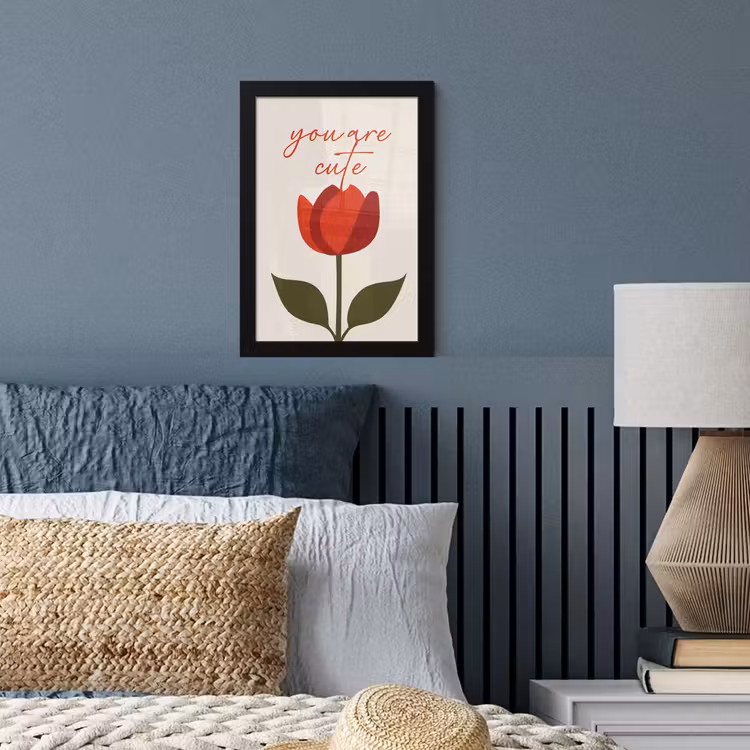 Poster met lijst - Roos - Rood - Bloem - Valentijn — 4