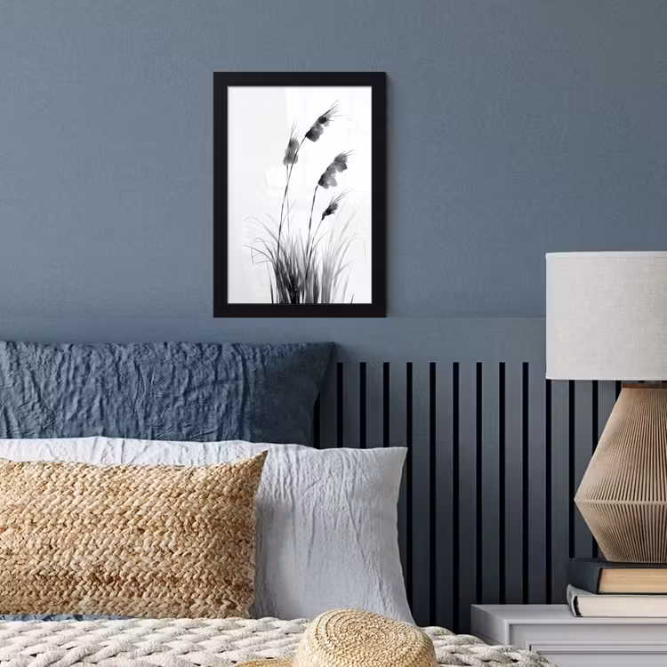 Poster met lijst - Minimalistisch - Stelen - Wit — 4