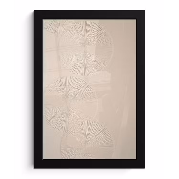 Poster met lijst - Japandi - Beige - Modern — 1