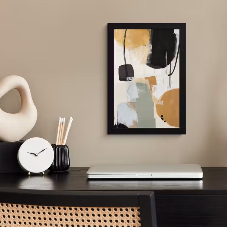 Poster met lijst - Paint - Abstract - Kleuren — 3