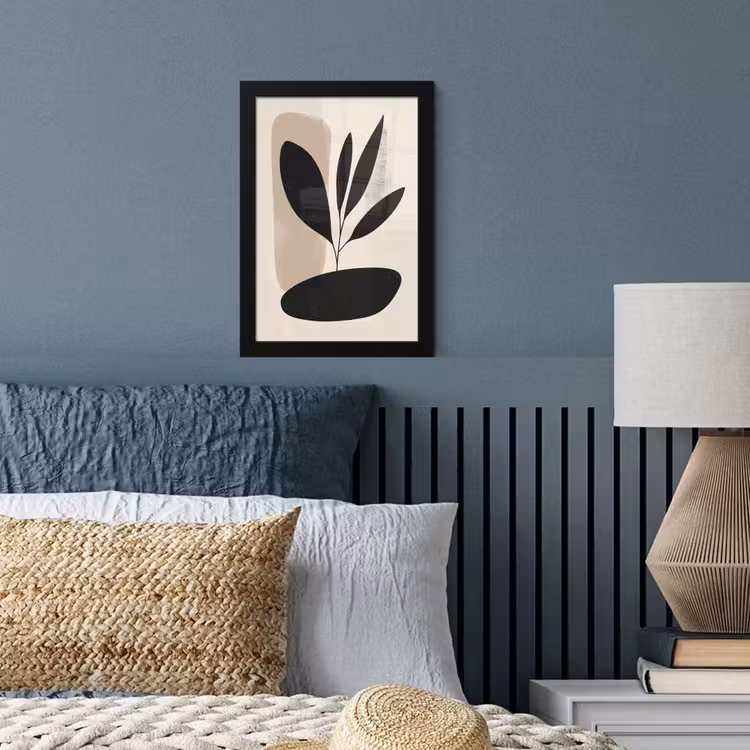 Poster met lijst - Plant - Beige - Japandi — 4