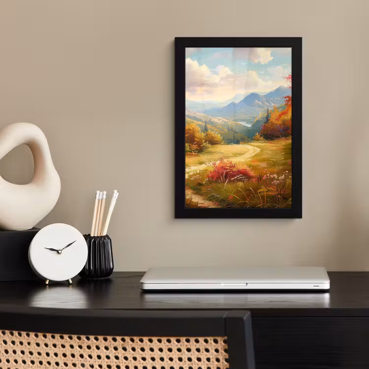 Poster met lijst - Landschap - Illustratie - Natuur — 3