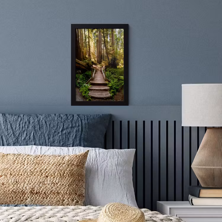 Poster met lijst - Jungle - Natuur - Trap - Bomen — 4