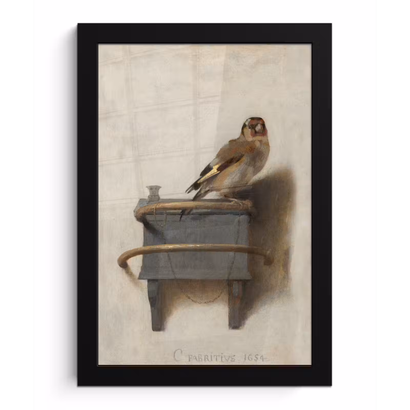 Poster met lijst - Puttertje - Oude Meester - Carel Fabritius — 1
