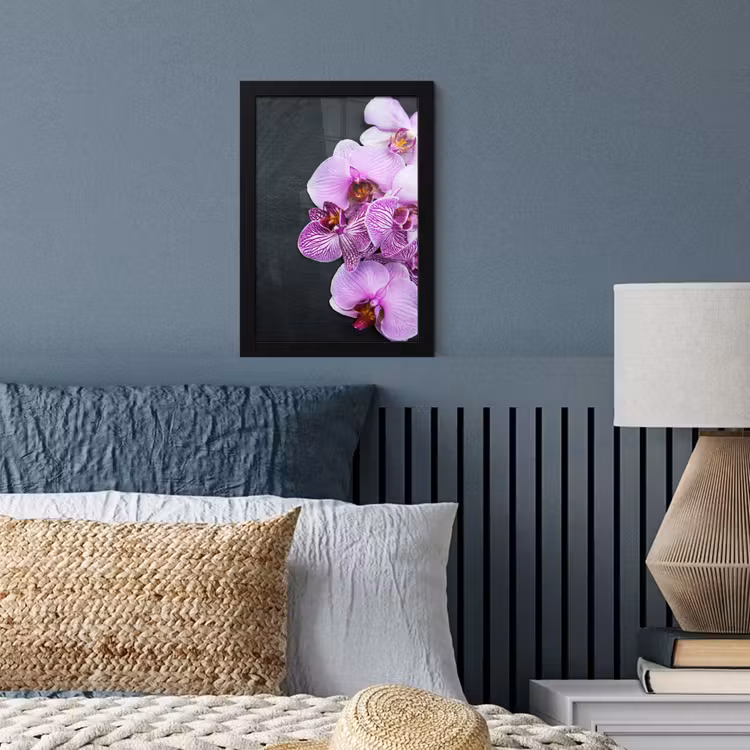 Poster met lijst - Orchidee - Bloemen - Roze - Flora — 4