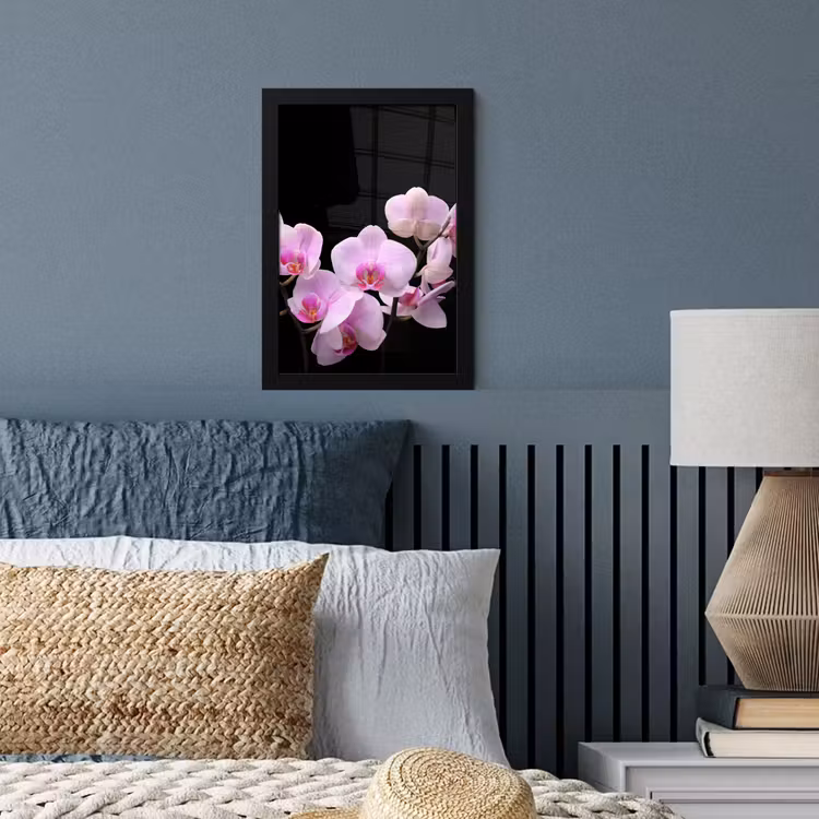 Poster met lijst - Orchidee - Bloemen - Roze - Flora — 4