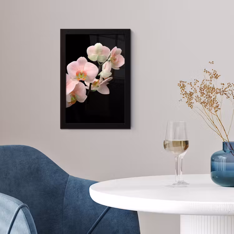 Poster met lijst - Orchidee - Bloemen - Roze - Stilleven - Flora — 2