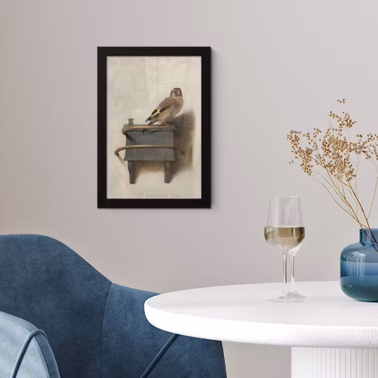 Poster met lijst - Puttertje - Oude Meester - Carel Fabritius — 2