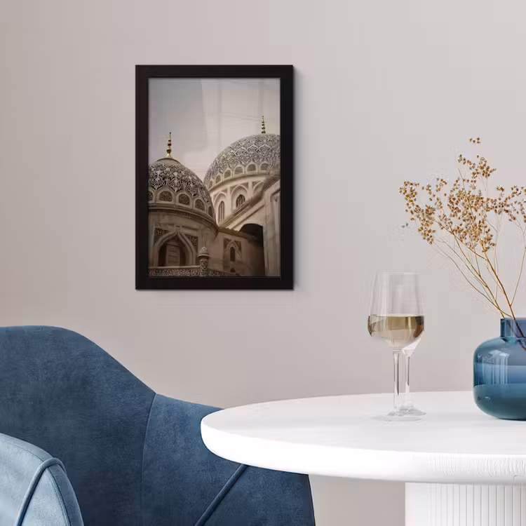 Poster met lijst - Mozaïekkoepels - Gouden spitsen - Islamitisch — 2