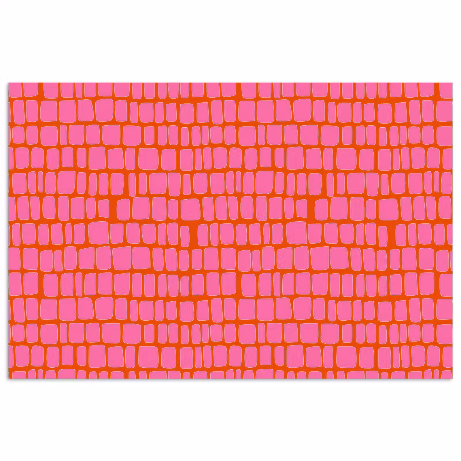 Poster - Organisch - Raster - Roze — 1