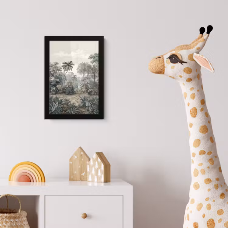 Poster met lijst - Tropisch - Landschap - Illustratie — 5