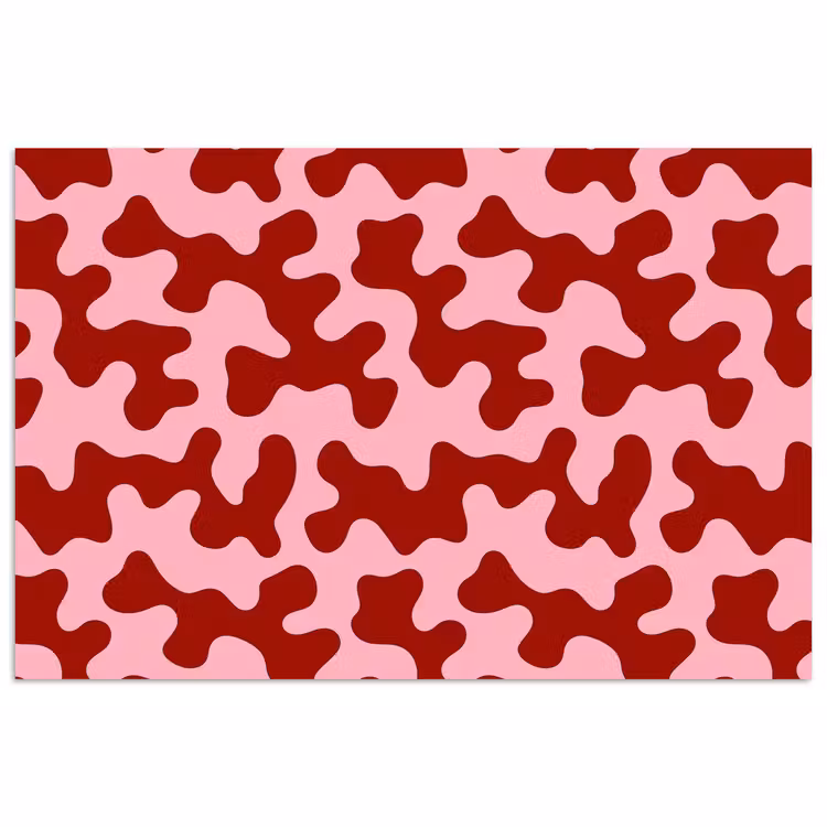 Poster - Modern - Abstract - Rood — 1