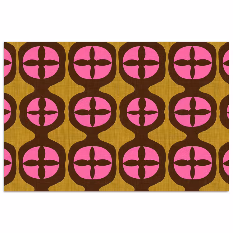 Poster - Modern - Patroon - Roze — 1