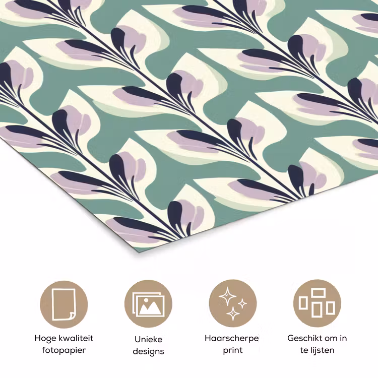 Poster - Retro - Modern - Groen — 5