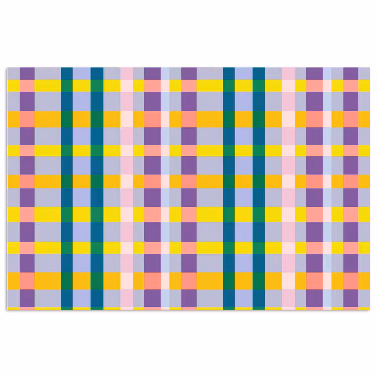 Poster - Ruit - Patroon - Kleurrijk — 1