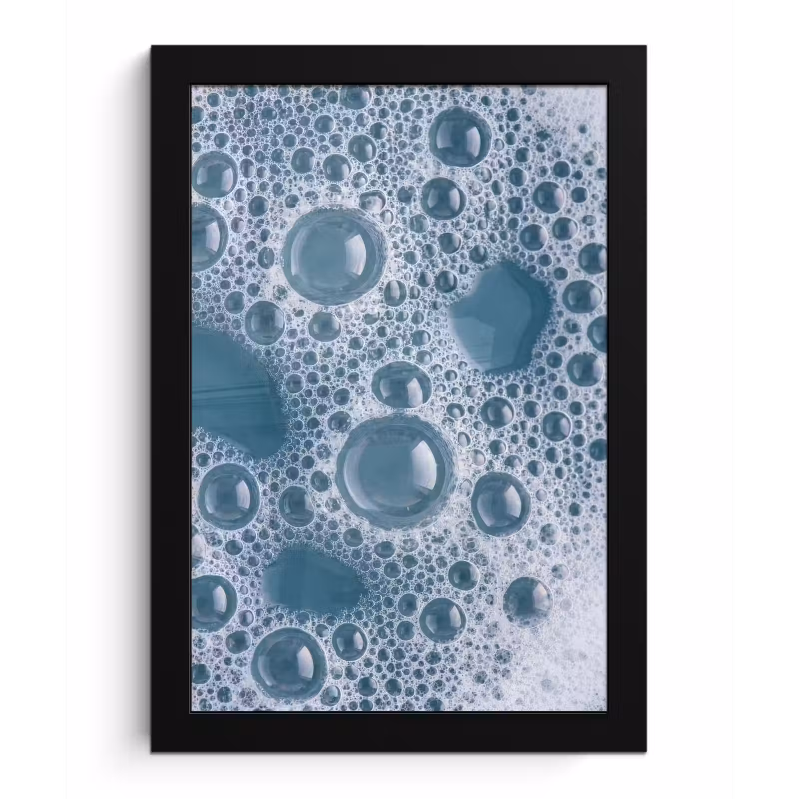 Poster met lijst - Schuim - Water - Textuur — 1