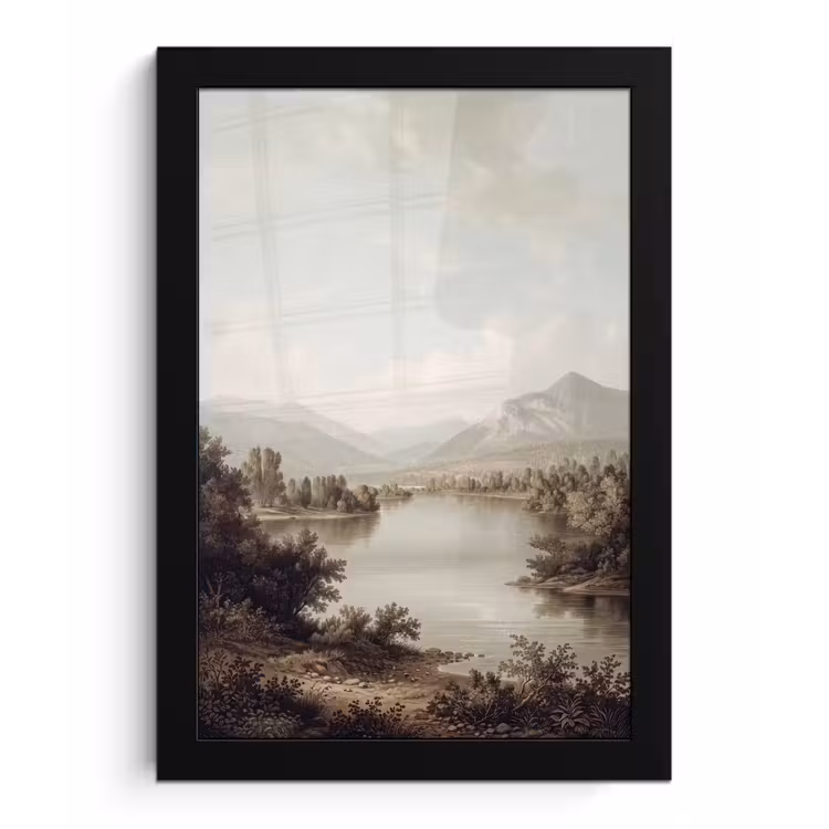 Poster met lijst - Klassiek - Landschap - Sereen — 1