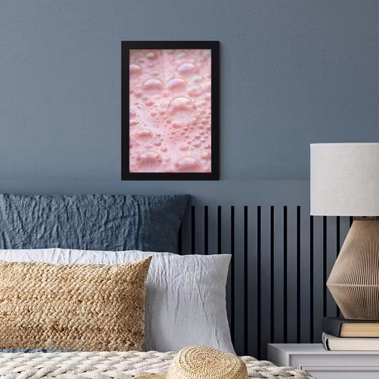 Poster met lijst - Schuim - Structuur - Roze — 4