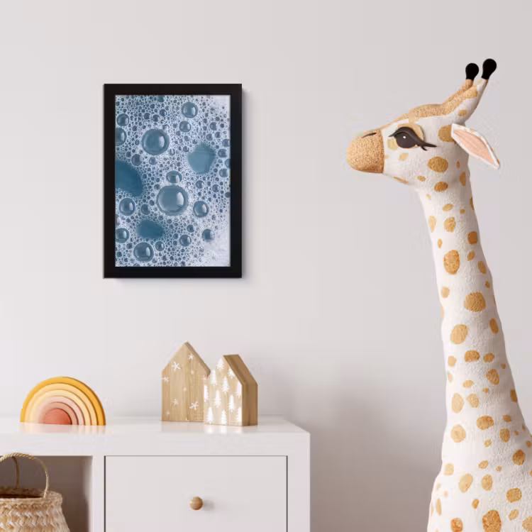 Poster met lijst - Schuim - Water - Textuur — 5