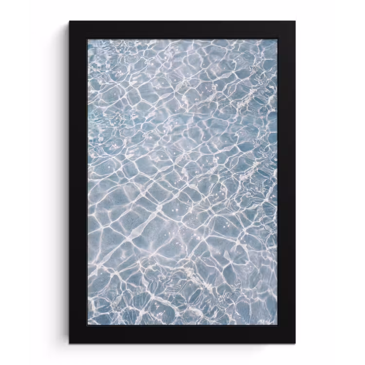 Poster met lijst - Water - Reflectie - Zonlicht — 1