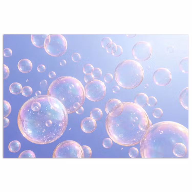 Poster - Pastel - Bubbels - Dromerig — 1