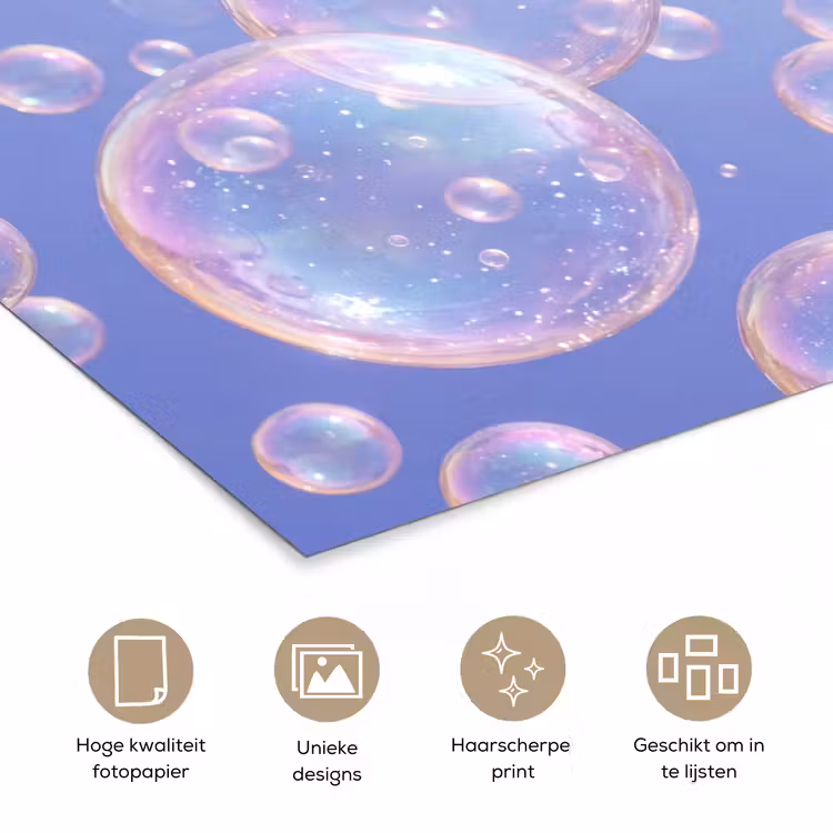 Poster - Pastel - Bubbels - Dromerig — 5