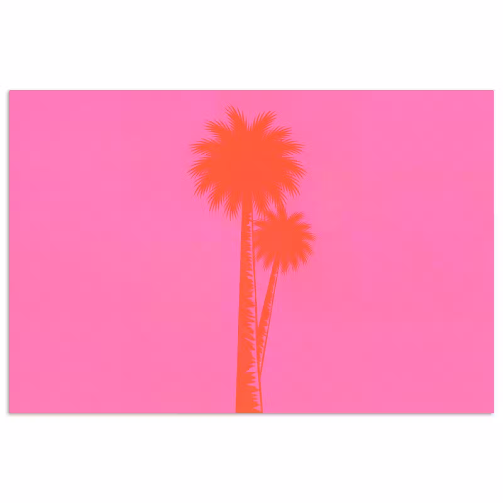 Poster - Palmbomen - Modern - Roze — 1