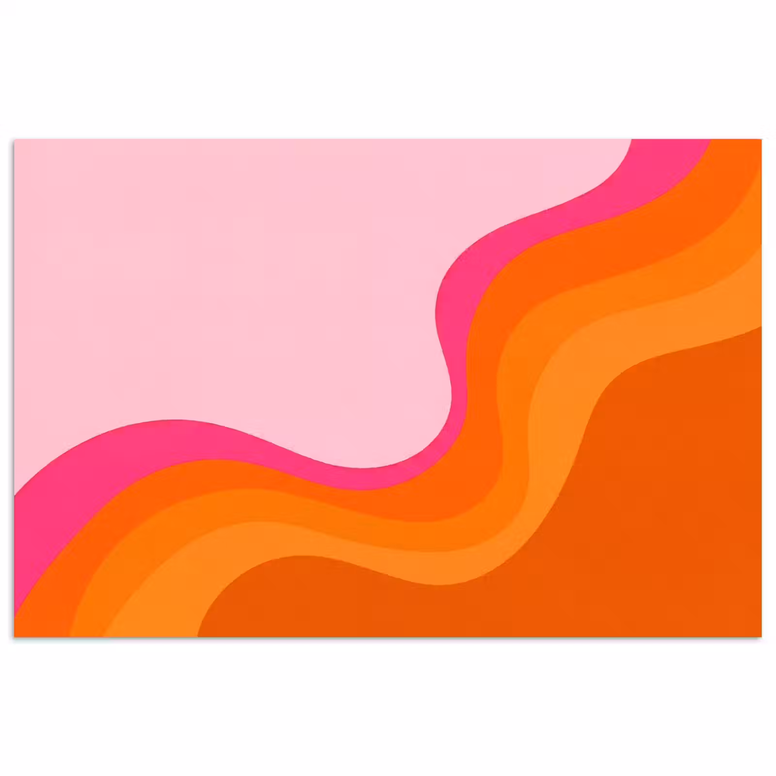 Poster - Retro - Waves - Kleurrijk — 1