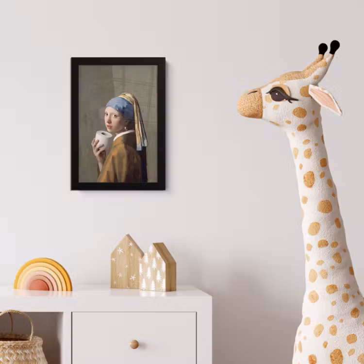 Poster met lijst - Klassiek - Humor - Kleurrijk — 5