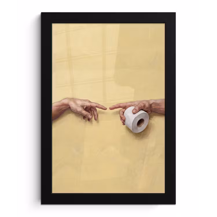 Poster met lijst - Klassiek - Kunst - Humor — 1