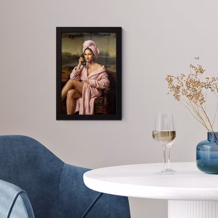 Poster met lijst - Mona - Klassiek - Roze — 2