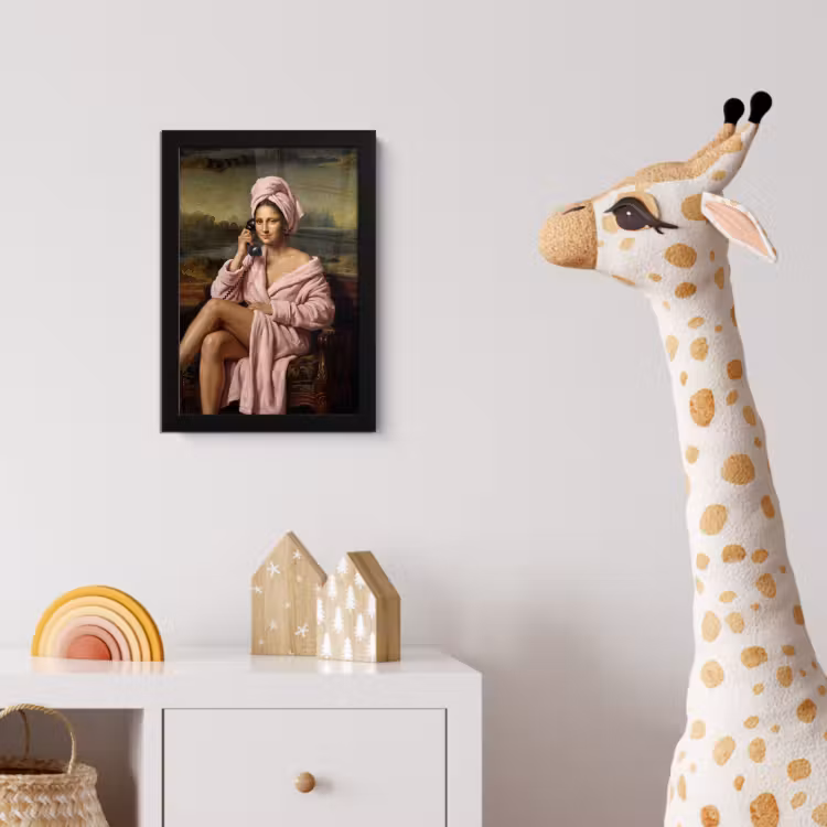 Poster met lijst - Mona - Klassiek - Roze — 5