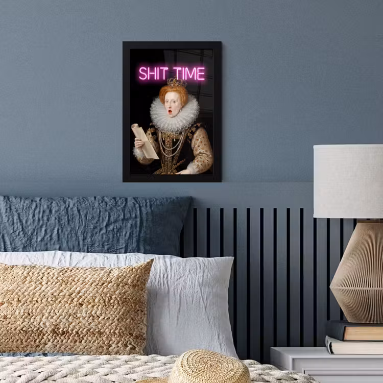 Poster met lijst - Portret - Humor - Neon — 4