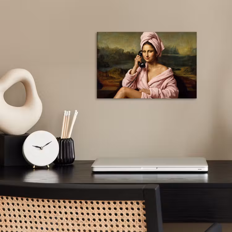 Poster - Mona - Klassiek - Roze — 2