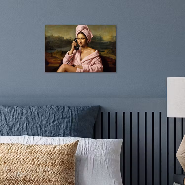 Poster - Mona - Klassiek - Roze — 3