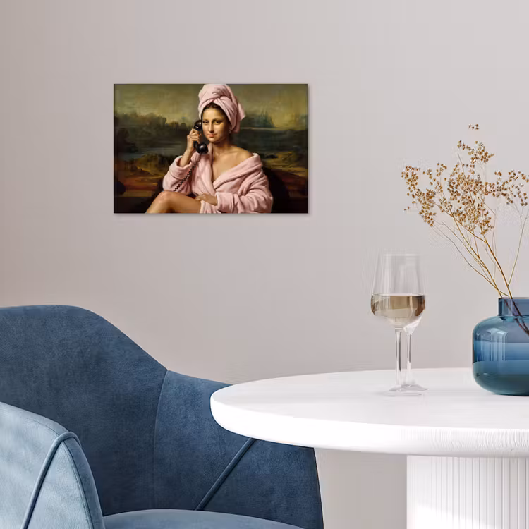 Poster - Mona - Klassiek - Roze — 4