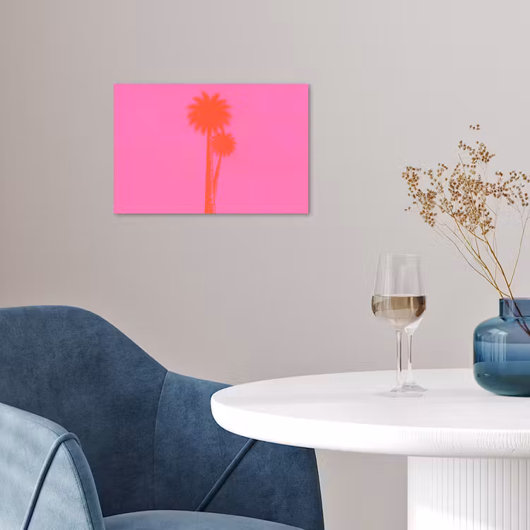 Poster - Palmbomen - Modern - Roze — 4