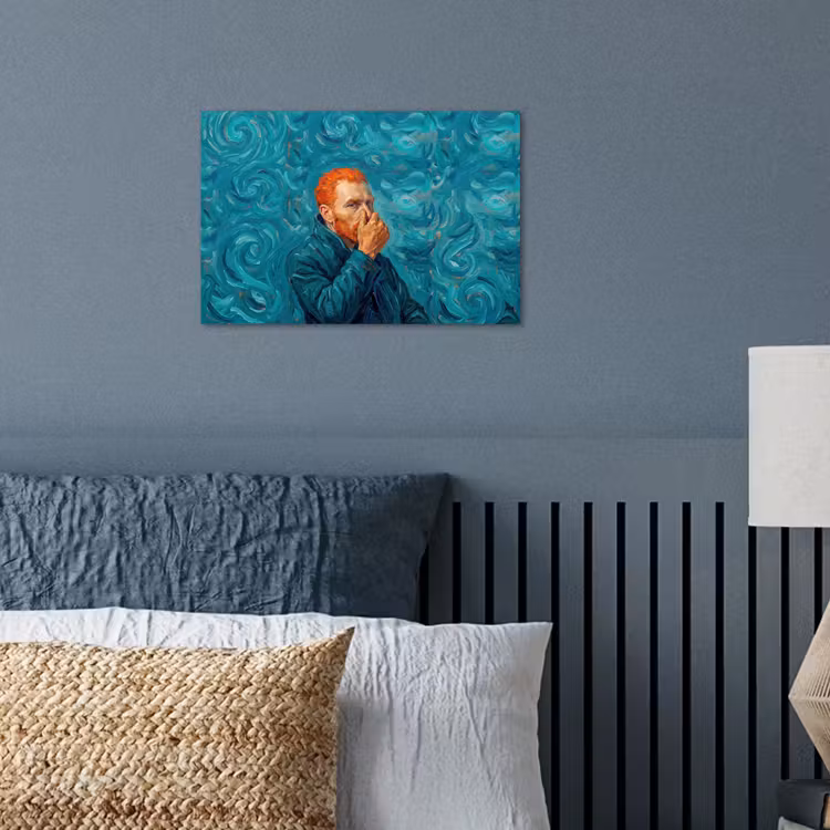 Poster - Portret - Klassiek - Blauw — 3