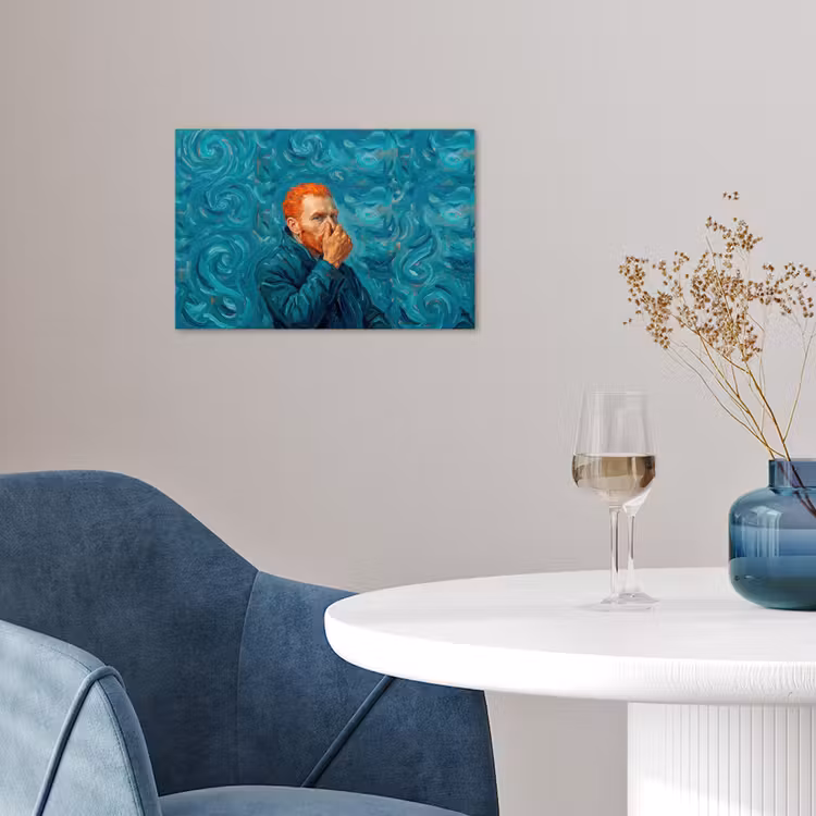 Poster - Portret - Klassiek - Blauw — 4