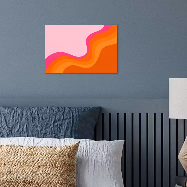 Poster - Retro - Waves - Kleurrijk — 3