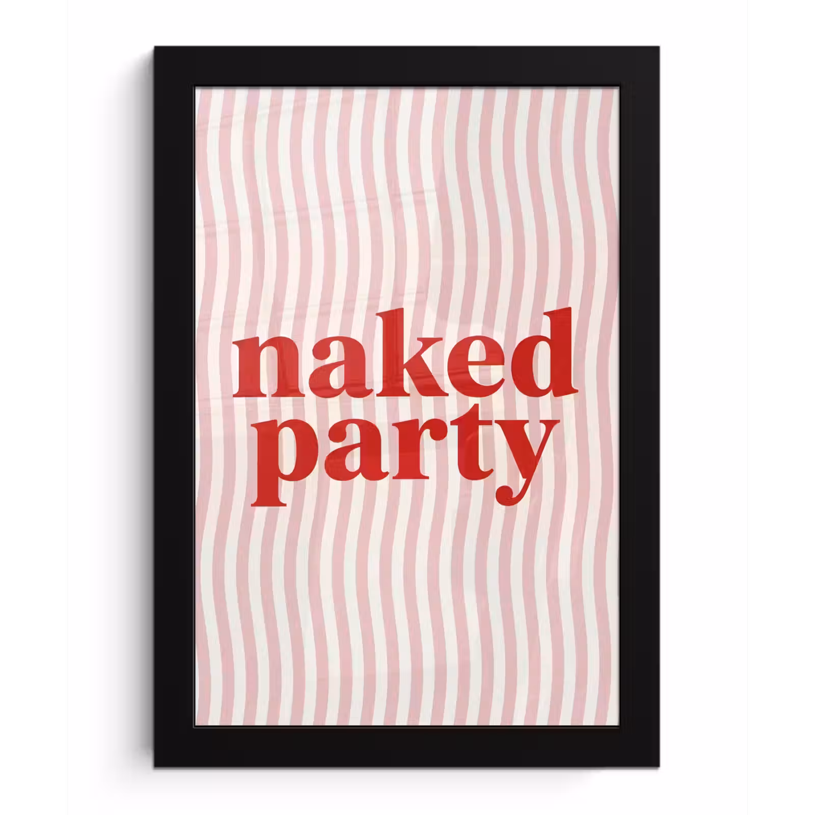 Poster met lijst - Tekst - Modern - Strepen — 1