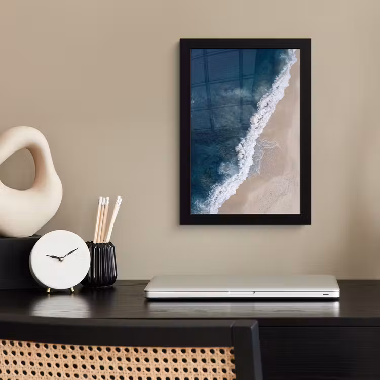 Poster met lijst - Strand - Zee - Golven — 3