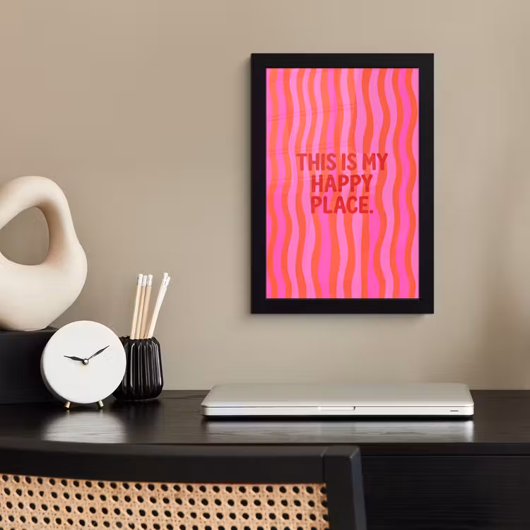 Poster met lijst - Tekst - Modern - Kleurrijk — 3