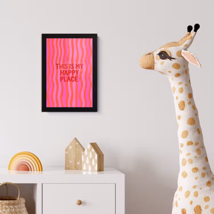 Poster met lijst - Tekst - Modern - Kleurrijk — 5