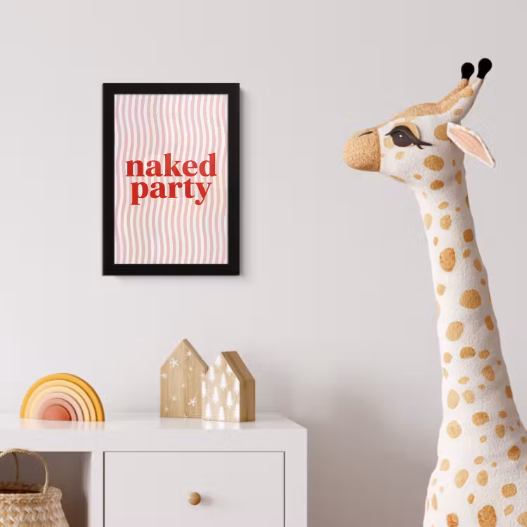 Poster met lijst - Tekst - Modern - Strepen — 5