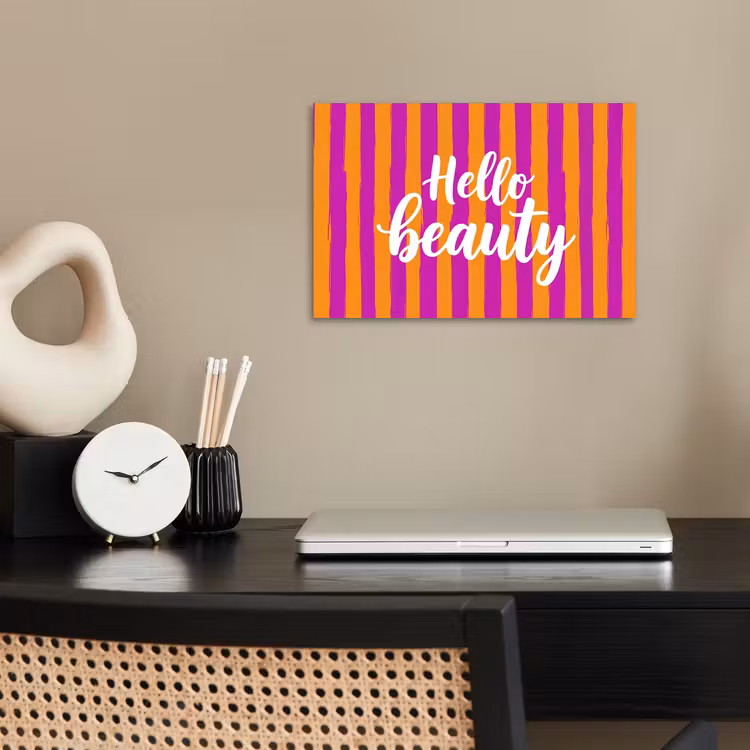 Poster - Modern - Hello - Oranje — 2