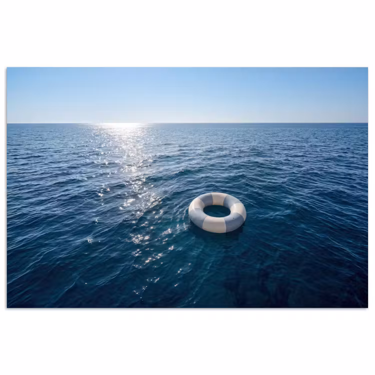 Poster - Oceaan - Zwemband - Horizon — 1